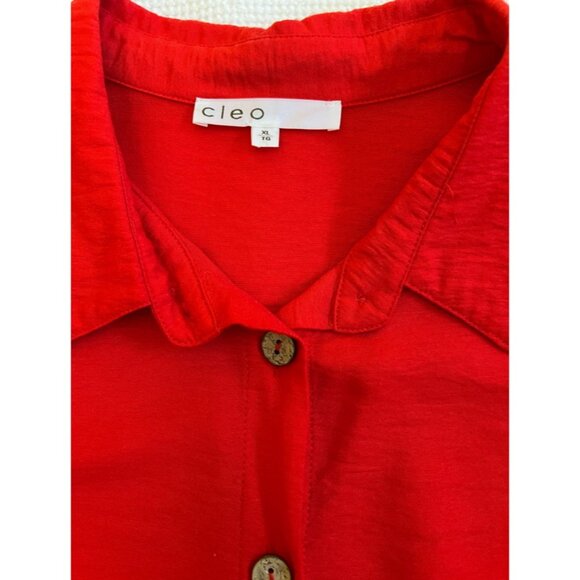 Red Cleo Sleeveless blouse - Picture 4 of 7